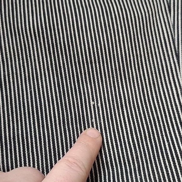 RALPH LAUREN Mid-Rise Skinny Black Striped Jeans SZ 2 - Picture 8 of 8